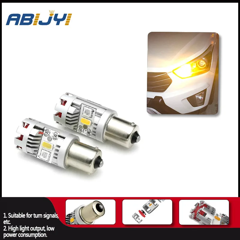 2PC For Opel Astra H J Mokka G Corsa P21W 1141 LED Turn Signal Light 2396 1156 7506 Super Bright Blinker Bulb | Автомобили и