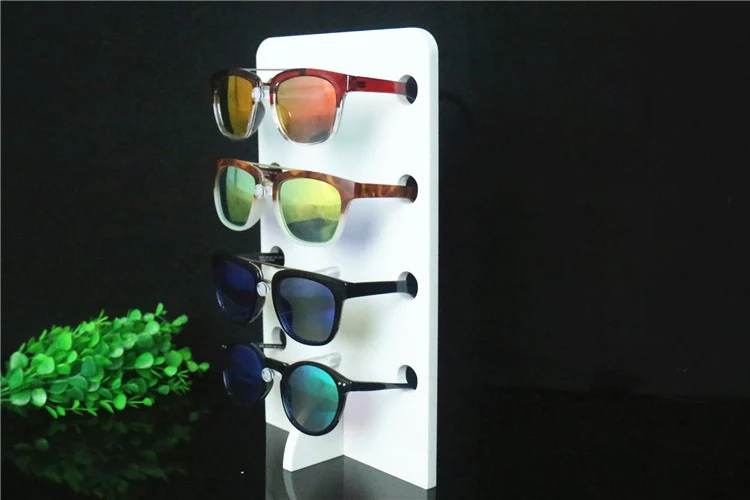 PVC Glasses Display Case Sunglasses Stand Eyeglasses Holder Glass Organizer Storage Shelf Rack
