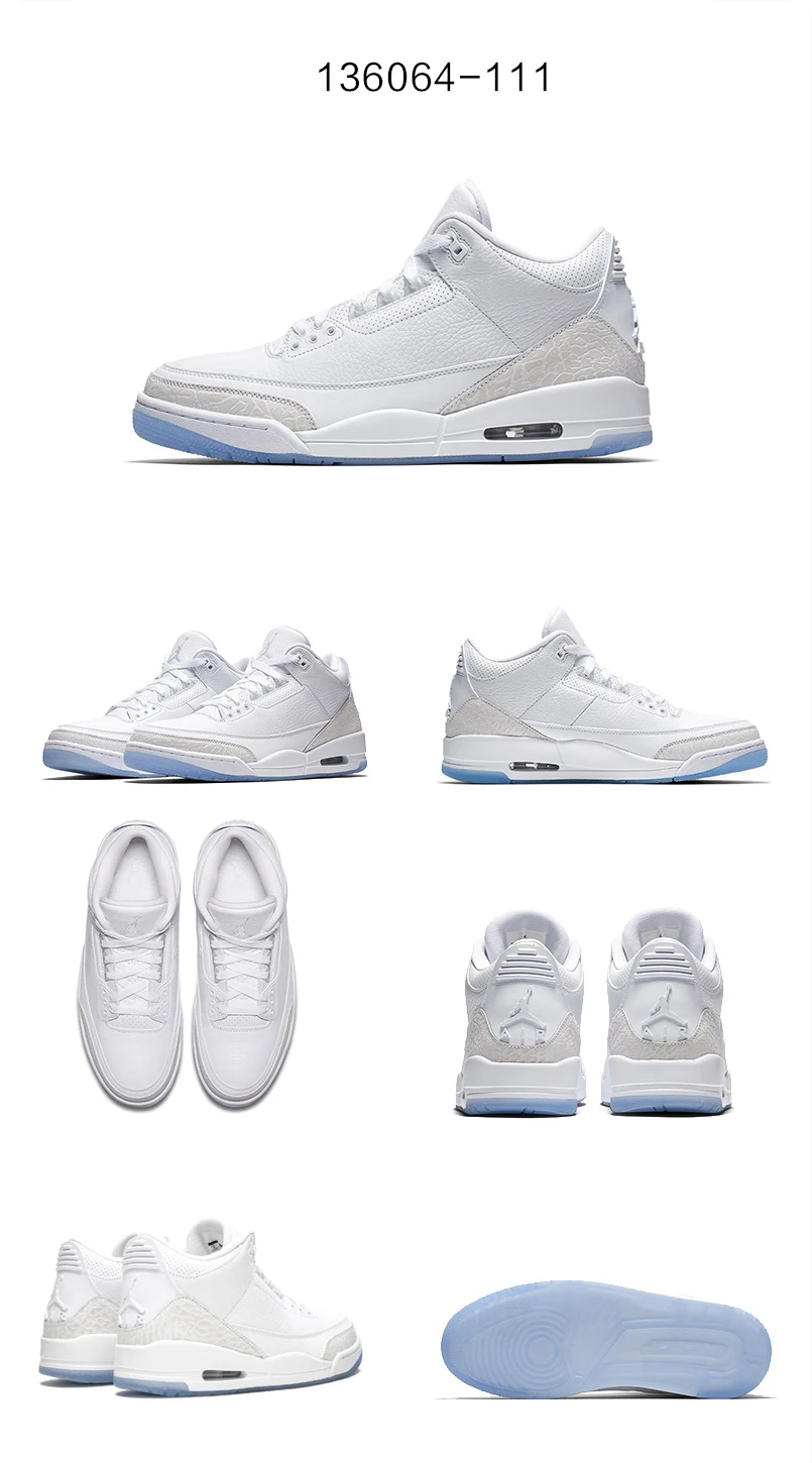 Nike Air Jordan 3 BG Katrina AJ3 Для мужчин s баскетбольные кроссовки удобные кроссовки на воздушной подушке спорт на открытом воздухе кроссовки Для мужчин#854273/136064