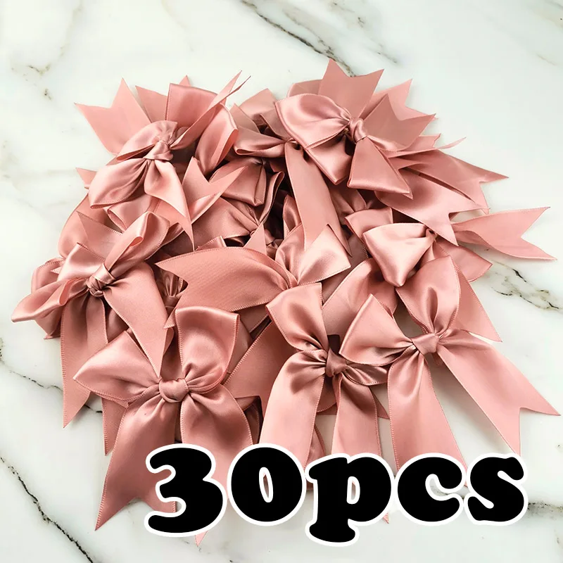 200 pcs/pack) Fresh Pink Ribbon Bows Small Size Satin Ribbon Bow Flower  Craft Decoration Handwork DIY Party Decoration - AliExpress