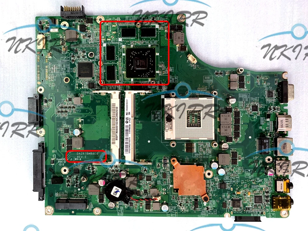 

Материнская плата DAZR7BMB8E0 MBRAF06002 MBPTN06001 MB.RAF06.002 MB.PTN06.001 HD5650 1G DDR3 HM55 для Aspire TimelineX 5820T 5820TG