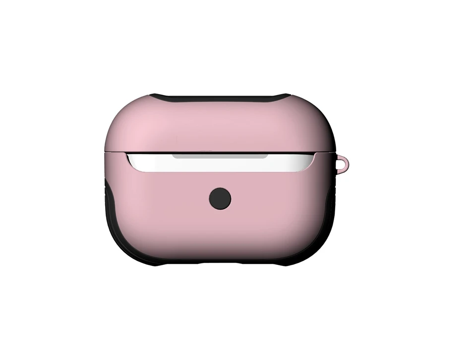 Pink Чехол для наушников для Apple Airpods Pro Чехол два в одном чехол для Apple Air Pods Pro 3 Наушники Earpods крючок для наушников-вкладышей зарядная коробка - Цвет: Pink