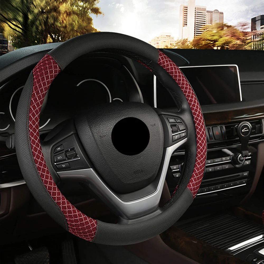 Универсальный чехол на руль для Toyota Prius Suzuki Wagonr Daihtsu Mira Renault Clio Ford Fiesta Skoda Octavia superb и т. д