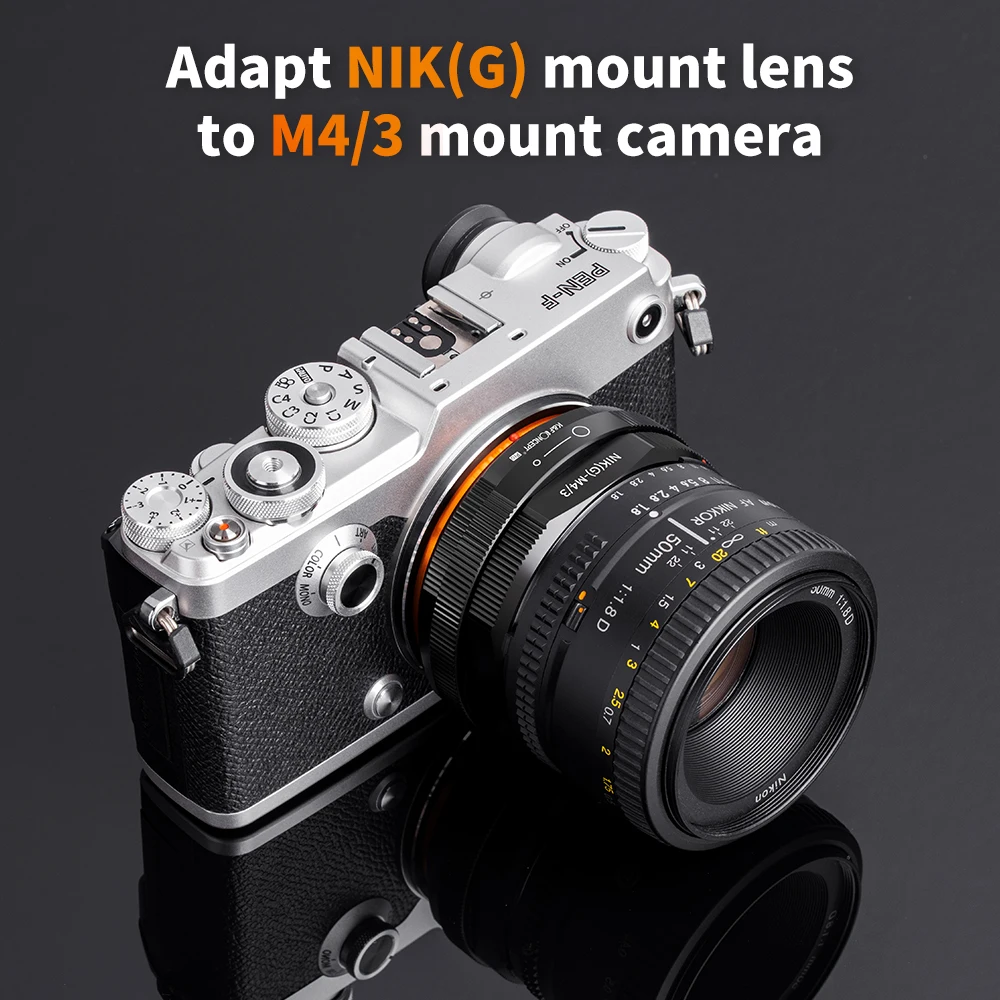 conceito nik nikon ai para mft montagem câmera adaptador anel para nikon lente para micro corpo da câmera