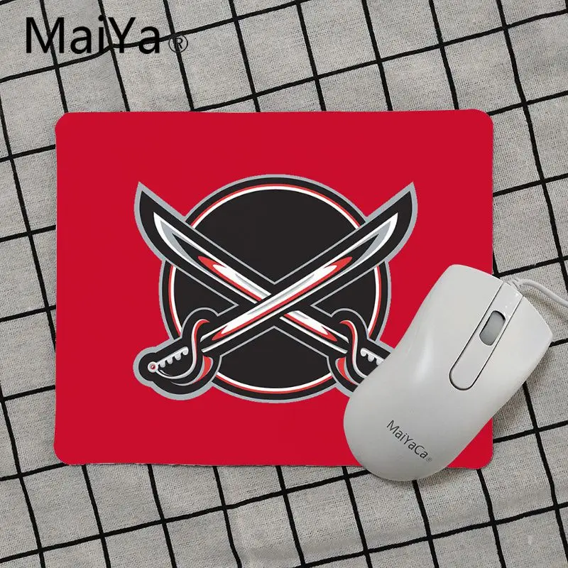 Maiya высокое качество Buffalo Sabres ледяной хоккейный коврик для мыши геймерская игра коврики Лидер продаж подставка под руку мышь - Цвет: No Lock Edge25x29cm