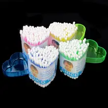 100 шт двойной наконечник средство для снятия макияжа ватные тампоны для ресниц аппликаторы