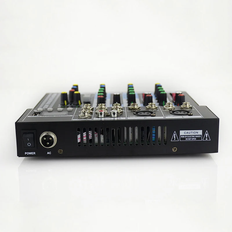 US $113.49 JAYETE 2020 Newest Portable Professional Mini 4 Channel USB Audio Mixer With Bluetooth Audio Console Sound Card Fit For Party