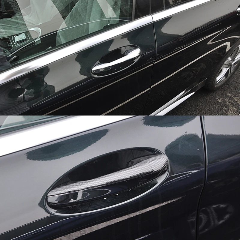 Для Mercedes W213 W205 X253 ручка дверная чаша автомобильные наклейки glc x253 gle W167