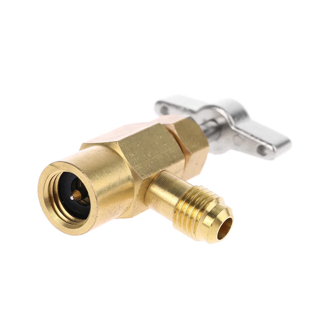 1/4 SAE Thread Adapter R-134a хладагент может кран для канистры открывалка клапанный инструмент авто аксессуары автомобиль Стайлинг
