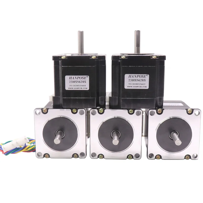 3 шт. 23HS5628 1,8 градусов шаговый двигатель 2.8A ISO CNC лазерная шлифовка пены плазменной резки 57 двигатель NEMA23