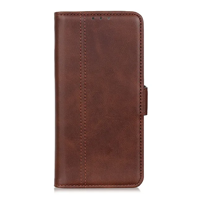 Кожаный чехол-книжка с бумажником для M10 M20 M30 A40 A50 A70S для samsung Galaxy S10 Note 10 A70 s Grand Prime Coque - Цвет: Brown