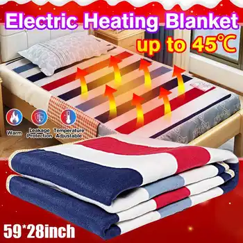 

110V/220V 150*70cm Electric Blanket Waterproof Temperature Adjustable Heating Blankets Winter Warmer For Office Home110V/220V 15