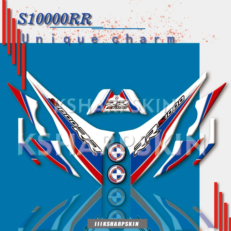 

Передняя обтекатель для мотоцикла, 3D гелевая наклейка, защитные аксессуары для мотоцикла, декоративные наклейки, подходит для BMW s1000rr