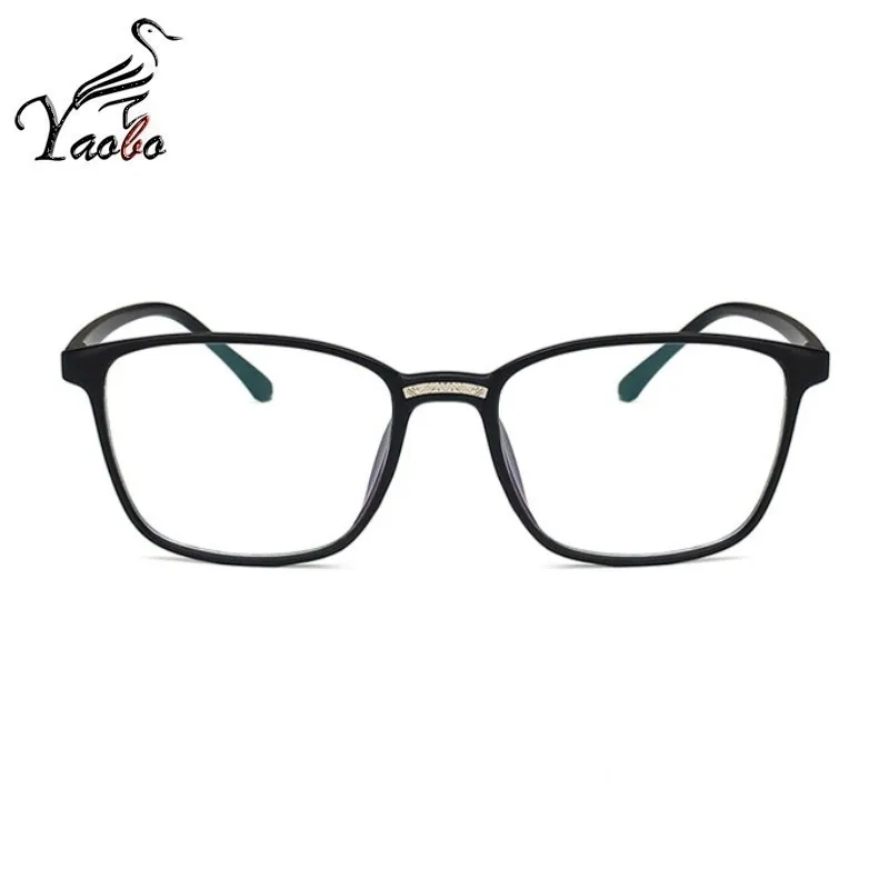 Clear Frame Eyeglasses Black Square Shaped Small Eyeglasses Transparent Glasses without Diopter Fashion Female Optical Frame - Цвет оправы: MATTE BLACK