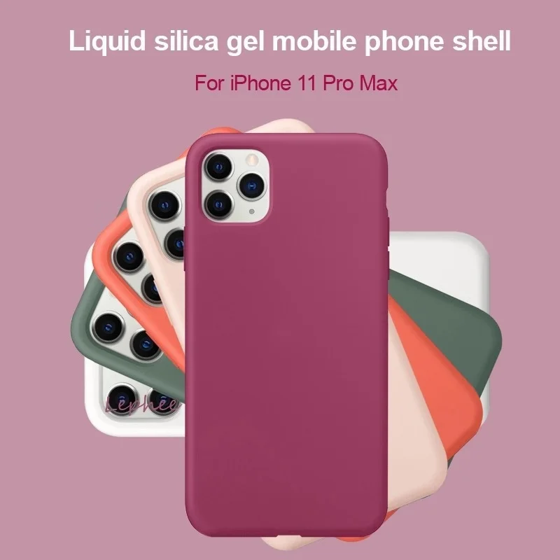 Чехол для iPhone 11 Pro чехол iPhone11 Max XR X XS 7 8 6 6S Plus жидкий силикон оригинальный