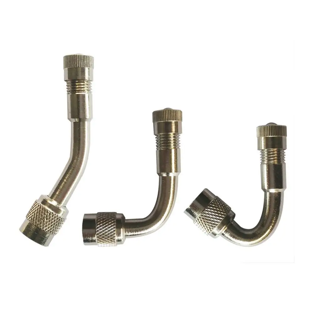 

Tire Valve Extension Adaptor Angled Wheel Tire Tyre Valve Stem Extension Adapter Car Motorcycle