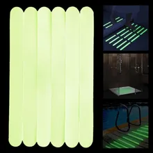 

12Pcs Noctilucent Non Slip Waterproof Sticker Safety Tape Bathroom Bathtub Strips Luminous Stair Steps Shower Bath Accessories