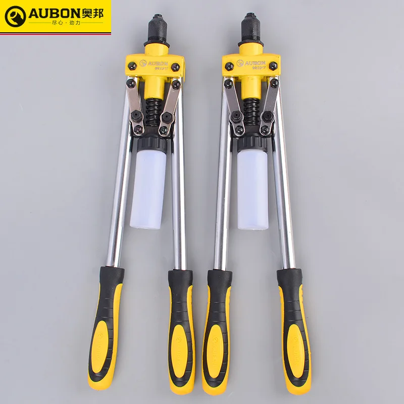 

Aobang Tool 17-Inch Double Environmentally Friendly Riveter Rivet Gun Manual Effortless with Pot Rivet Gun Pull-setter