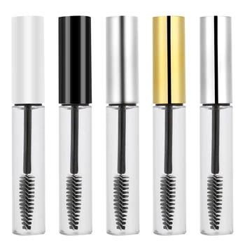 

5 Colors 10ml Empty Mascara Eyelash Tube with Eyelash Wand Empty Mascara Container Bottle Refillable Bottles