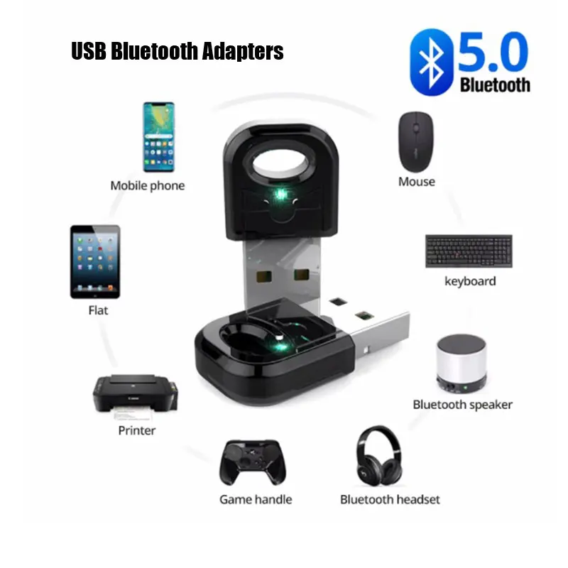 USB Bluetooth адаптеры BT 5 0 беспроводной компьютерный адаптер аудио приемник