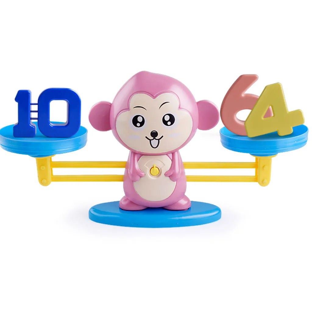 Игрушки для детей, обезьяна, баланс, математическая игра, весы, раннее обучение, вес, интеллект, детские игрушки, развивающие мудрые детские игрушки