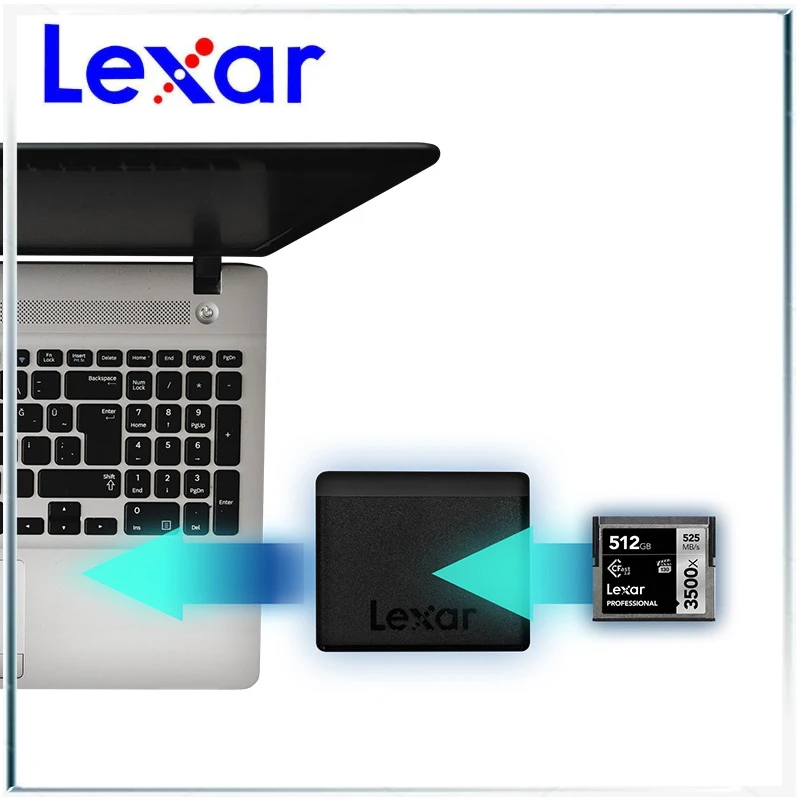 Lexar usb 3,0 кардридер Xr2 считыватель смарт-карт Xqd рабочий процесс ручка привод lector de tarjeta usb считыватель карт памяти