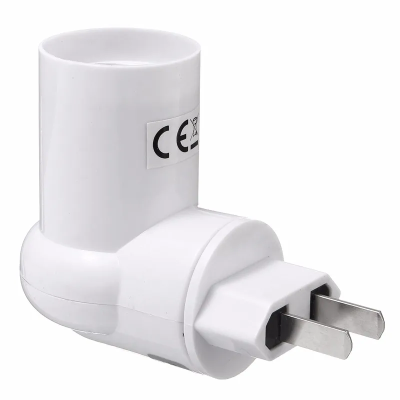 Jiguoor Lamp Base E27 Adapter Converter Socket Holder For LED PIR Motion Sensor Light Bulb AC110-240V EU/US Plug | Лампы и освещение