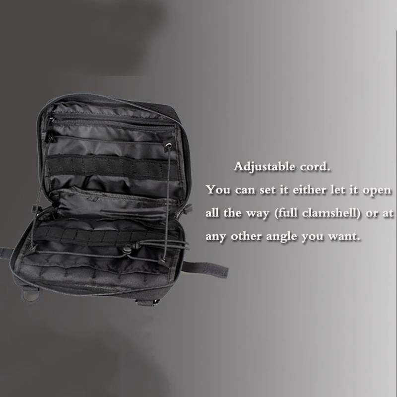 Сумка Molle, нейлоновая, черная, тактическая, большая, подсумок, органайзер, универсальный, для телефона, медик, поясная сумка, EDC, Molle, сумки
