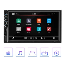 Автомагнитола 2 din автомагнитола " HD Bluetooth мультимедийный плеер 2DIN сенсорный экран Авто аудио стерео MP5 Bluetooth USB TF FM 5
