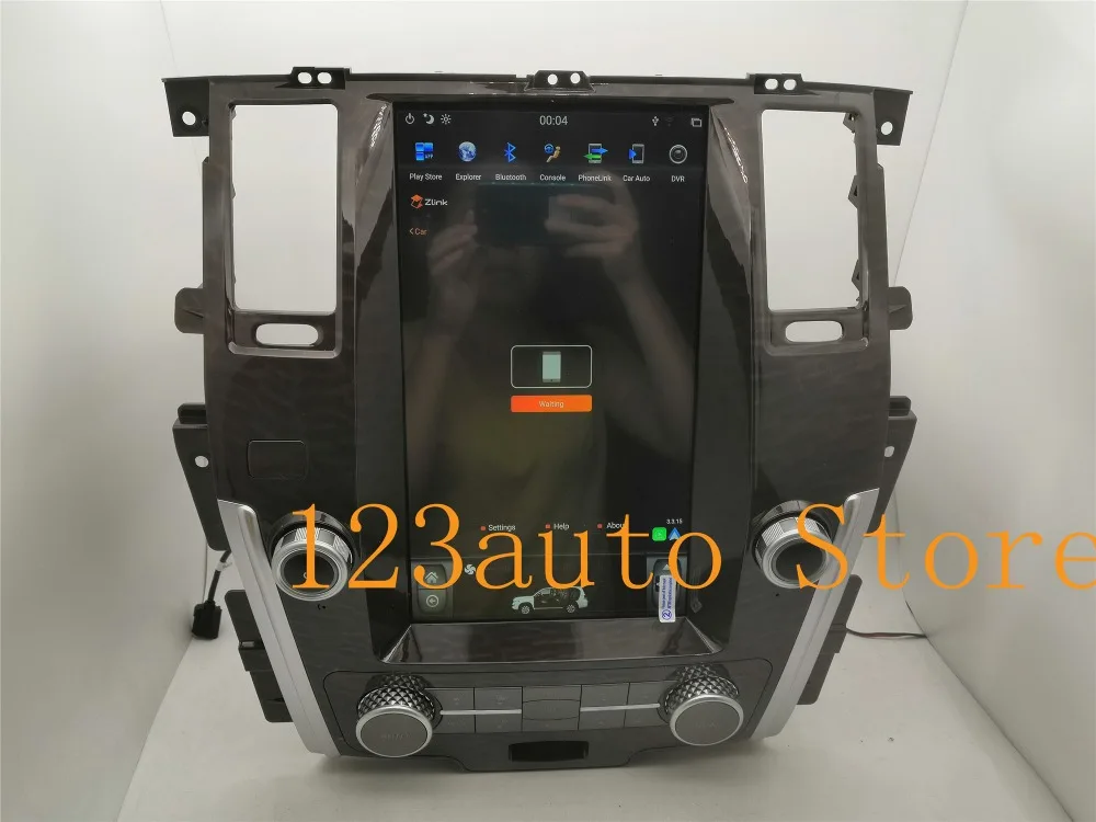 13,6 inch вертикальный Тесла Стиль Android 8,1 авто автомобиль DVD gps плеер naivigation для NISSAN PATROL 2010- Радио Аудио PX6 HDMI