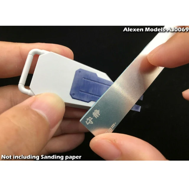 Stainless Steel Model Grinding Stick 10in1 for Gundam Military Aj0069 Heart Flow Thin General Purpose Sanding Rod modeling Tool 5