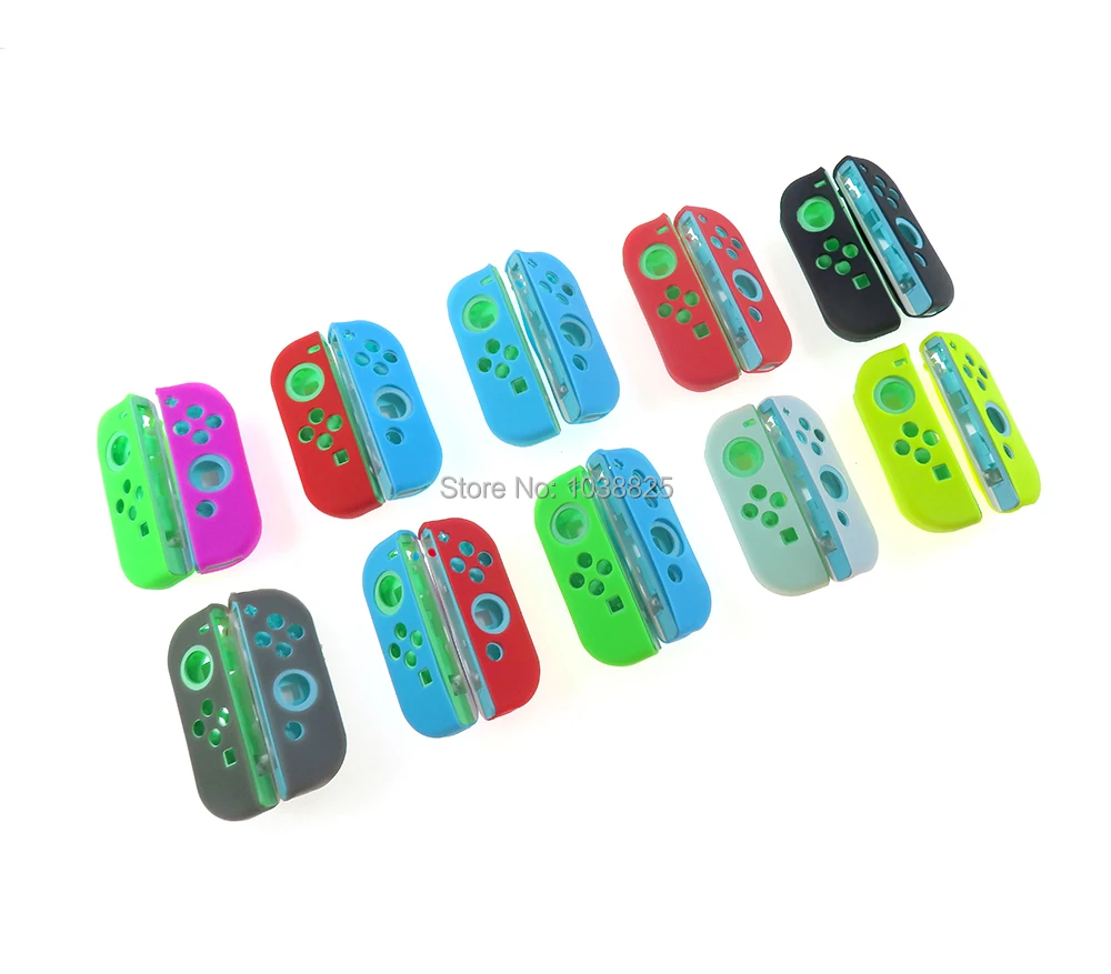 Мягкий силиконовый чехол для NS с левой и правой стороны Nintendo Switch Joy Con Console