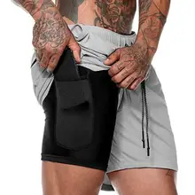 Колготки и свободные шорты 2 в 1 спортивные шорты для бега, быстросохнущие тренировочные мужские шорты для бега, спортивные шорты deportivo mujer