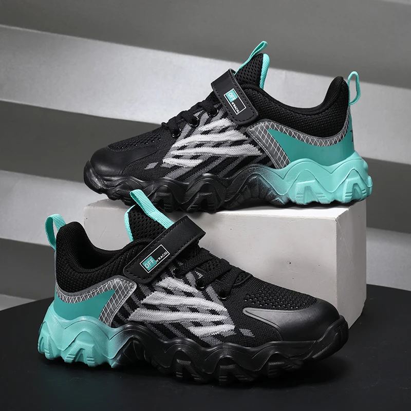 

Autumn and Winter Boys Casual Shoe Air Mesh Shock Absorber Large Size Running Shoes for Kids Sneakers