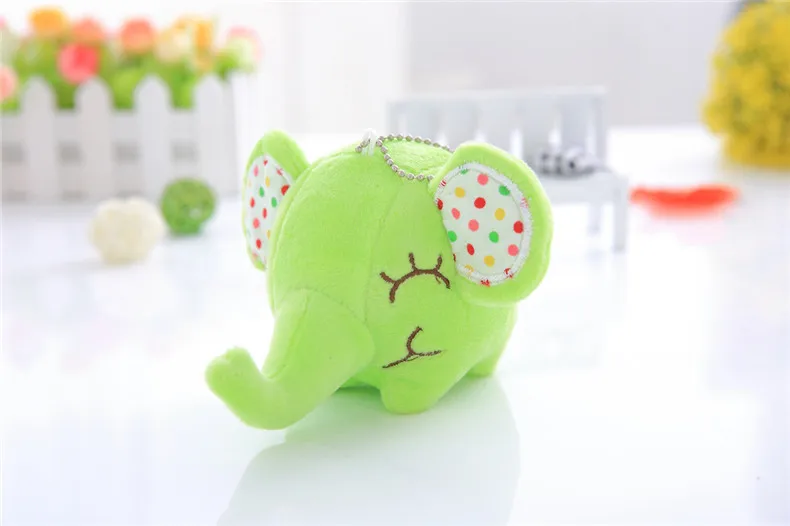 Kawaii мягкие брелки милые Мультяшные животные плюшевые игрушки брелок для рюкзака сумка брелок слон мягкие игрушки милый подарок