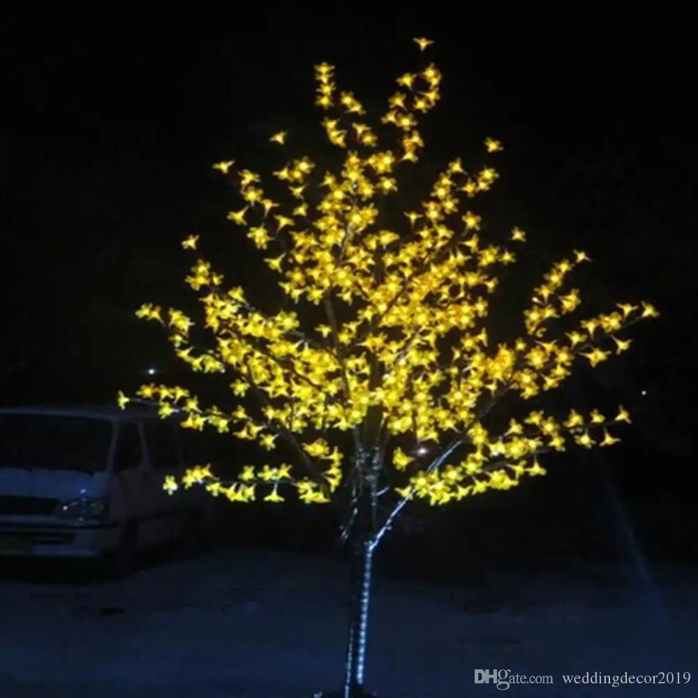 

Led Cherry Blossom 1152LEDs Tree Light Night Lights Table Lamp 2m Black Branches Lighting Christmas Party Wedding LED Lights
