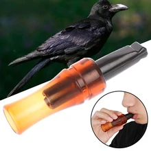 Silbato de caza al aire libre, señuelo de plástico, pato, Cuervo, llamada Animal, sonido simulado, atraer ganso salvaje, pollo, suministros de tiro, 1 ud.