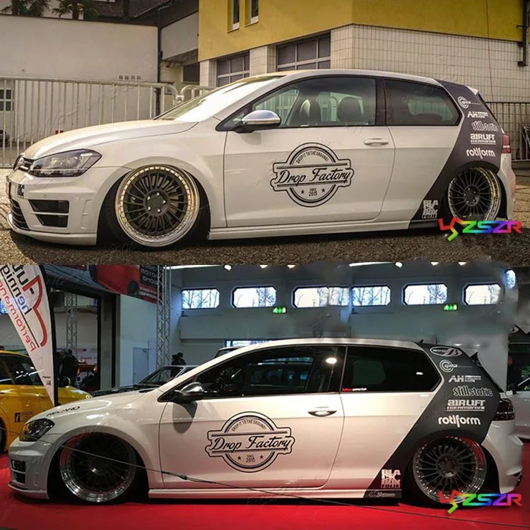 C-столб автомобиля индивидуальная наклейка украшение для Volkswagen Golf, Volkswagen Polo Z2CA1008