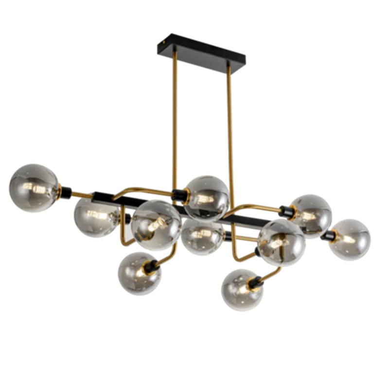 

Nordic Glass Ball Chandelier LIghting Modern Hanging Light/Suspension For Bedroom/Living Room 6/10head Light Fixture