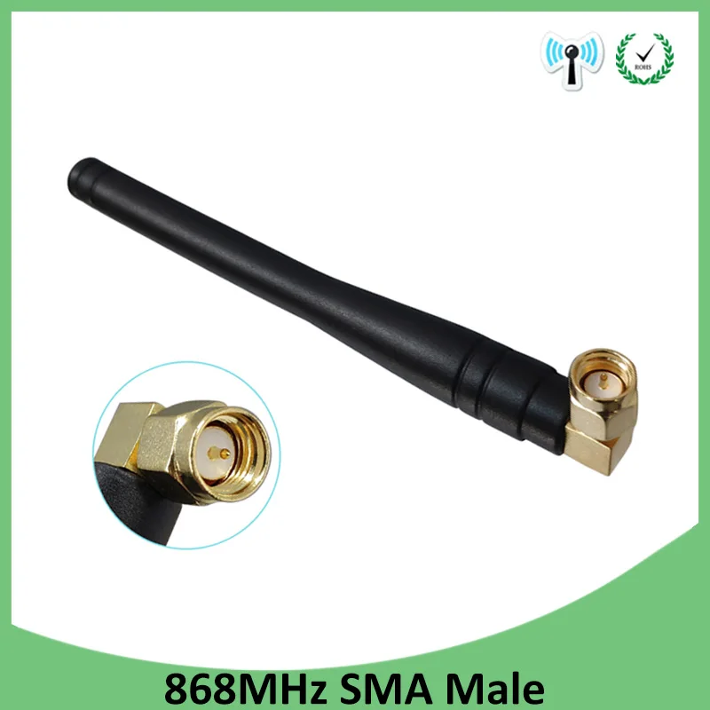 

1pcs 868MHz 915MHz Antenna 3dbi SMA Male Connector GSM 915 MHz 868 MHz antena outdoor signal repeater antenne waterproof Lorawan