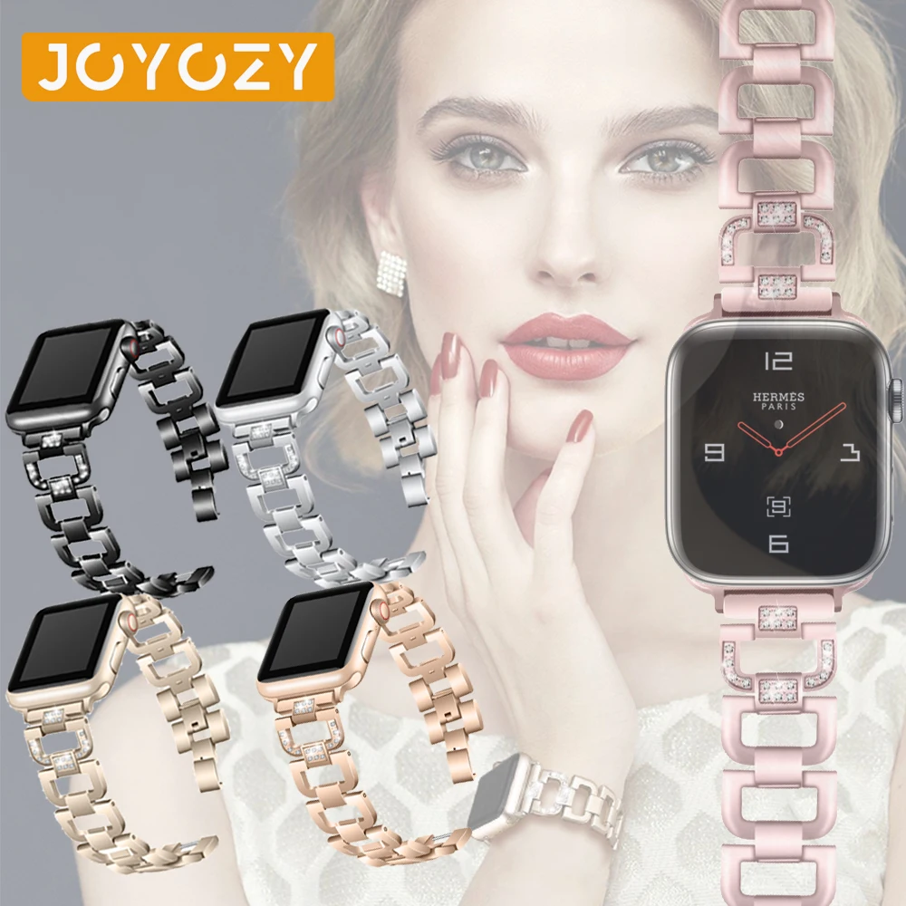 Ремешок для часов Joyzoy Apple Watch Series 4 3 2 1 модный наручный браслет iWatch 38 мм 42 40 44