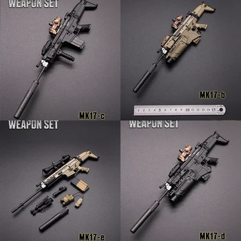 

NEW mini times toys 1/6 soldier gun model MK17 battle non-launchable toy model in stock 12 inch soldier / doll availab