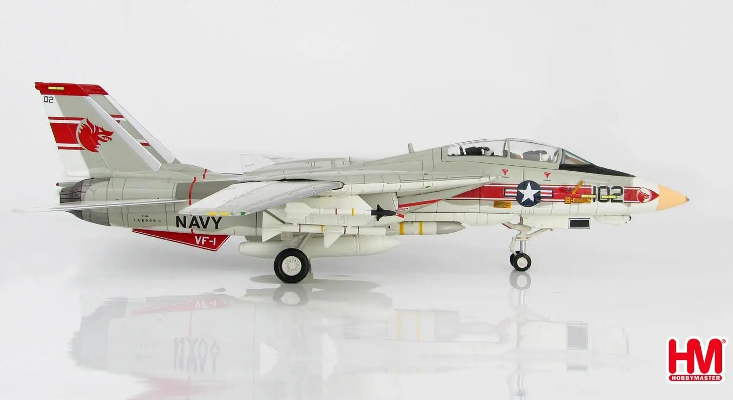 Хобби мастер Grumman F-14A Tomcat NK102 USS Энтерпрайз 30 июля 1976 1/72 литье под давлением модель самолета