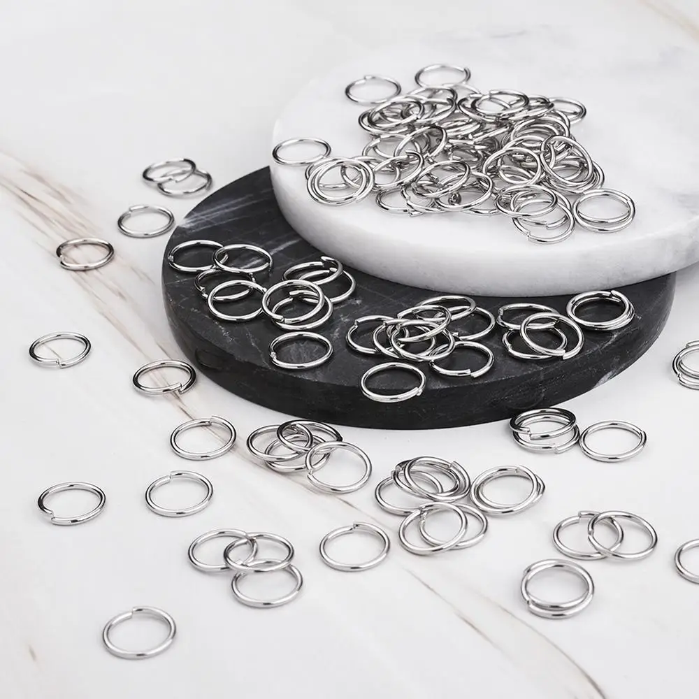 Sterling Silver Soldered Jump Rings, 8mm, 10 Pieces - Etsy