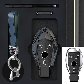 Custodia protettiva per portachiavi per auto in lega di zinco per Mercedes Benz E C G M R classe S W204 W212 W176 GLC CLA GLA AMG accessori per auto 6 Custodia protettiva per portachiavi per auto in lega di zinco per Mercedes Benz E C G M R classe S W204 W212 W176 GLC CLA GLA AMG accessori per auto - Custodia protettiva per portachiavi per auto in lega di zinco per Mercedes Benz E C