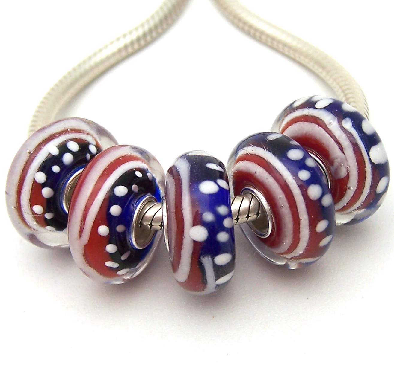 

JGWGT 1197 5X 100% Authenticity S925 Sterling Silver Beads Murano Glass beads Fit European Charms Bracelet diy jewelry Lampwork