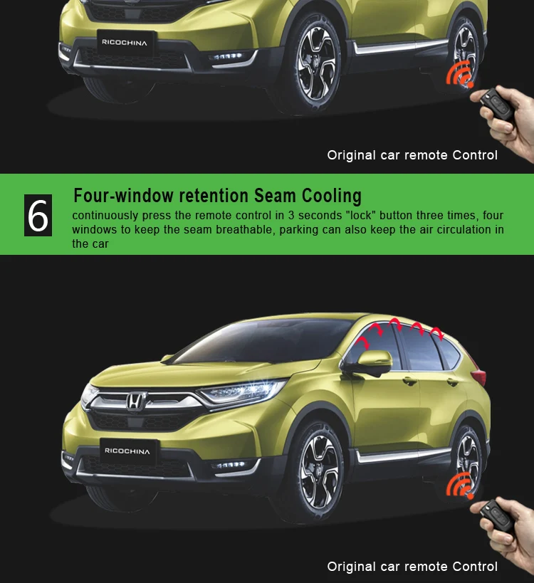 Автомобильный Автомобильный подъемный доводчик для окон для Honda CRV 2007-, автомобильный подъемный доводчик для стеклоподъемника для CR-V