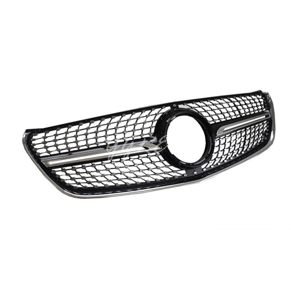 Передняя черная Алмазная решетка подходит для Mercedes Benz V-class W447 V250 260