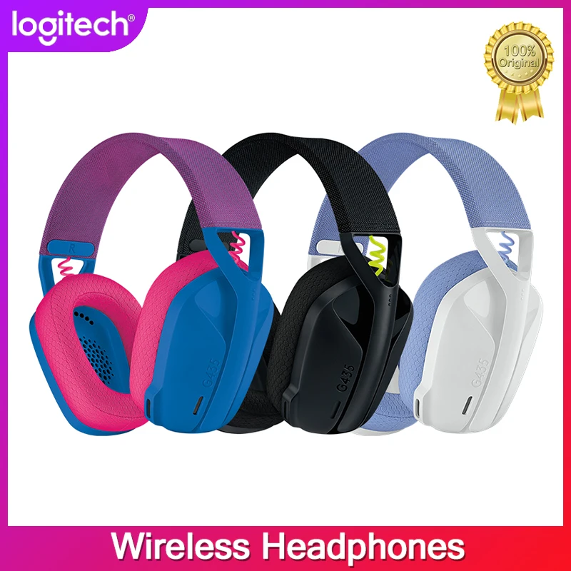 Беспроводная игровая Bluetooth-гарнитура Logitech G435 Lightspeed Накладные наушники