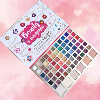 

Pro 72 Colors Pigmented Shimmer Matte Eyeshadow Pelette Makeup Nude Long Lasting Waterproof Eye Shadow Powder Eyelids Kit